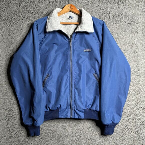 Vtg Patagonia Jacket Medium Fleece Lined Bomber Jacket Full Zip 90s USA Made - Picture 8 of 15